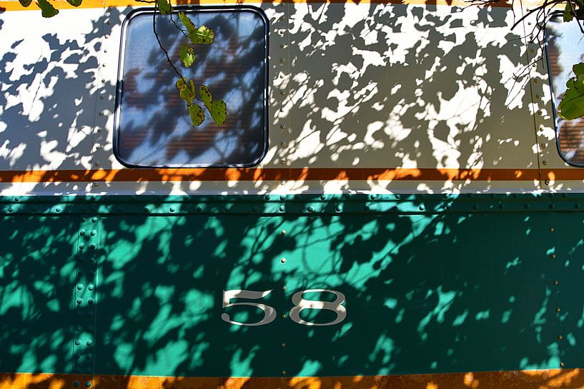 Ancient Train Coach No. 58 by Rob Walburg