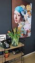 Photo de nos clients: Girl with the Pearl Earring - The Floral Edition I par Marja van den Hurk