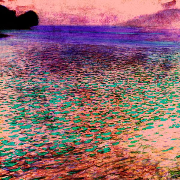 Sunset at low tide by Mad Dog Art
