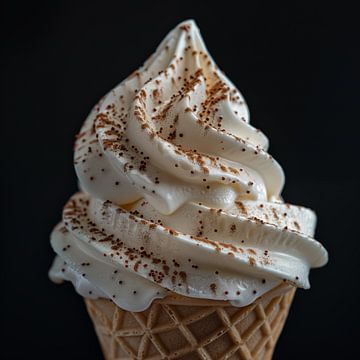 Cornet ice cream cocoa by The Xclusive Art