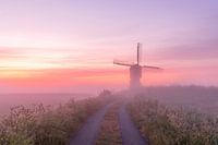Mühle im Nebel