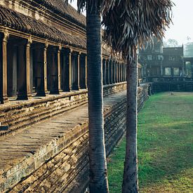 Gallery at Angkor Wat by Alexander Wasem