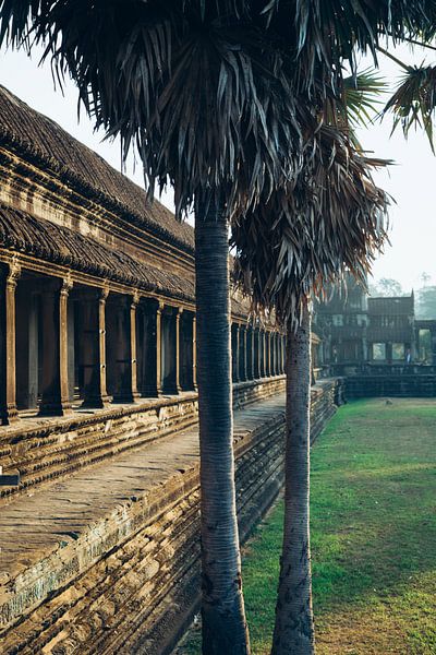Gallery at Angkor Wat by Alexander Wasem