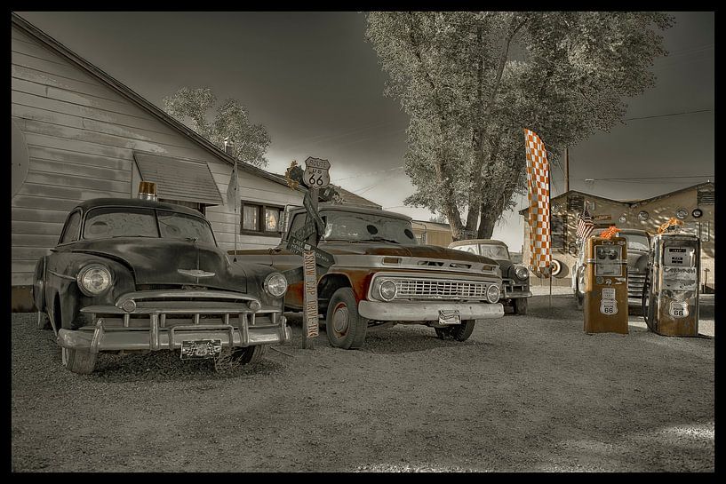 Route 66 Stimmungsplatte von Humphry Jacobs