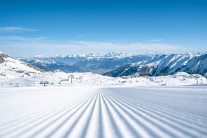 Preparierte Piste am Kitzsteinhorn