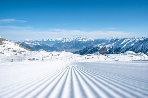 Geprepareerde piste op de Kitzsteinhorn