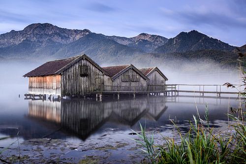 Boothuizen aan de Kochelsee
