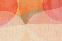 Abstrakte organische Formen in Rosa, Orange, Rot und Beige