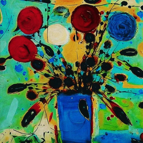 Nature morte de fleurs 14 par Jan Keteleer