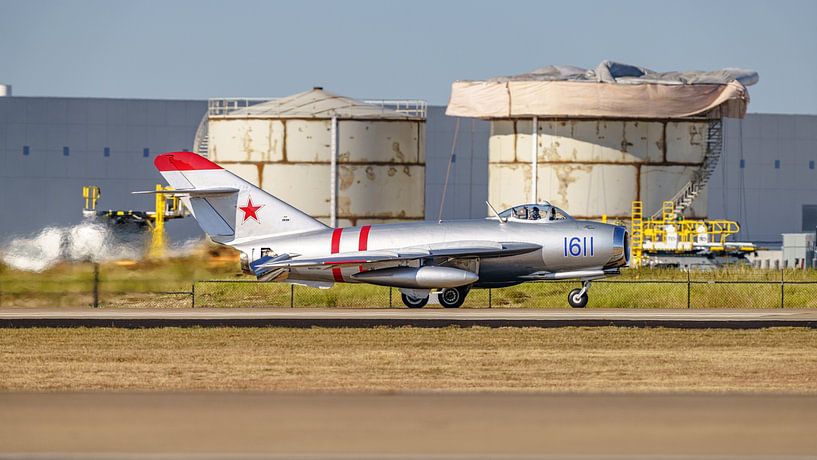 Mikoyan-Gurevich Mig-17F Fresco. by Jaap van den Berg