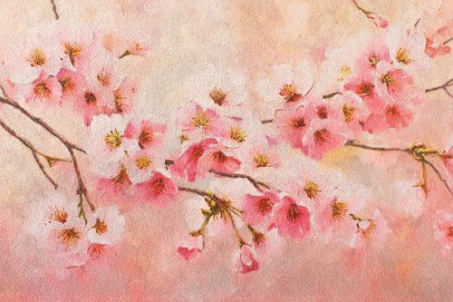 Cherry Blossom in Spring Soft Light by Whale & Sons