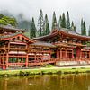 Byodo-In-Tempel auf Oahu. von Jaap van den Berg