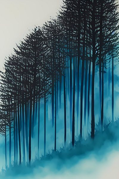 Misty Forest Silence by Art & Soul Creations