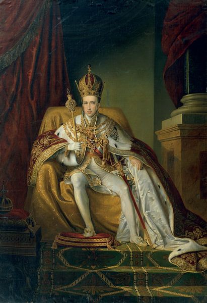 Johann Ender, Kaiser Ferdinand I. im Krönungsornat, um 1840 von Atelier Liesjes