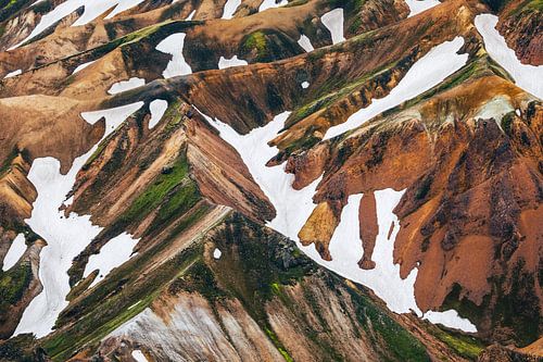 The colorful ryolite mountains of Landmannalaugar