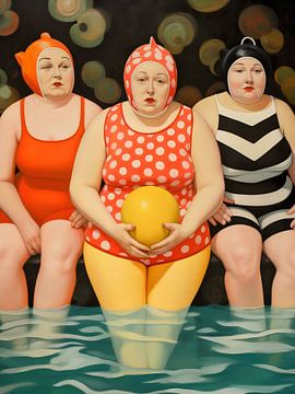 Surreal mermaids by Wigulins Amazing Art