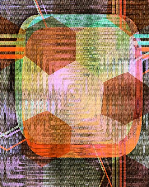 1950s retro geometry by Mad Dog Art