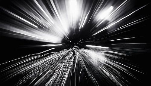 Zwart-wit kunstpatroon