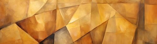 Earth Colours Dance | Abstract Yellow Brown
