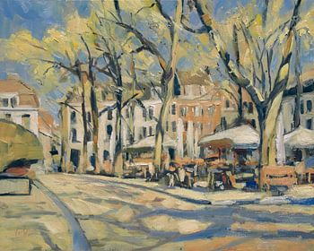 Frühlingslicht auf dem OLV-Platz