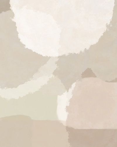 Abstracte moderne kunst in neutrale kleuren nr. 9