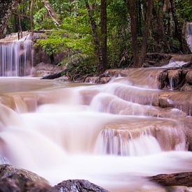 Erawan waterfall by Anna Rose Hendrickx