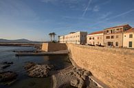 Bastion van Alghero, Sardinië met uitzicht op zee van Joost Adriaanse thumbnail