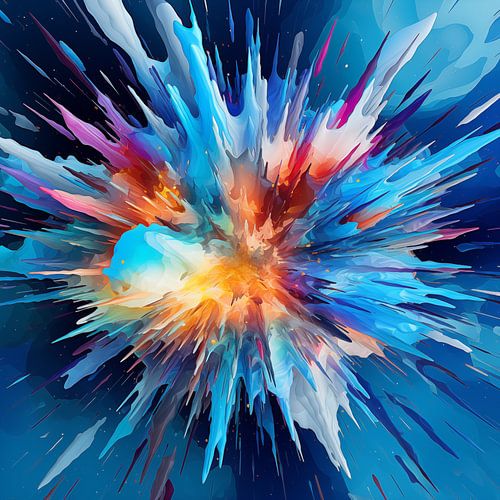 Blue Supernova Storm