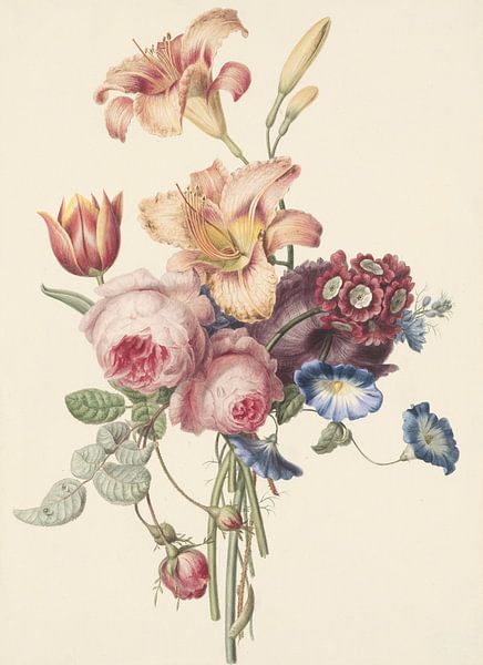 Ein Blumenstrauß, Henriëtte Geertruida Knip von Meesterlijcke Meesters