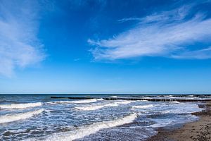 Baltic coast in Nienhagen, Germany van Rico Ködder