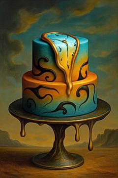 Melting Moments -  A Dalí-Inspired Cake van GᎥรєlค Art Ŧ๏г Y๏ย