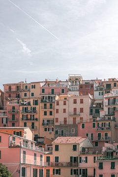 Cinque Terre Manarola | Fotodruck Italien | Farbenfrohe Reisefotografie von HelloHappylife