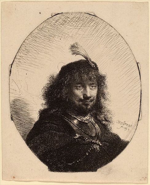 Rembrandt van Rijn  Zelfportret van Rembrandt van Rijn