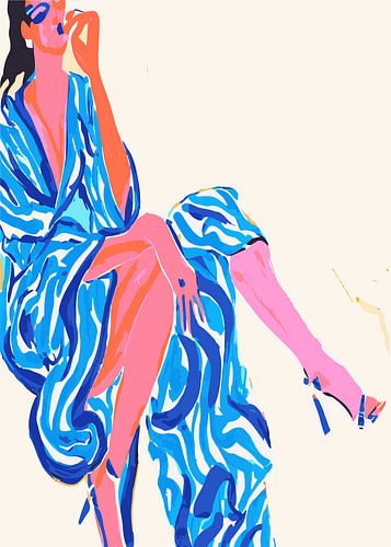 Portrait Femme en robe de chambre