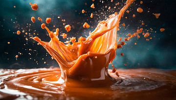 Sweet caramel drops by Mustafa Kurnaz