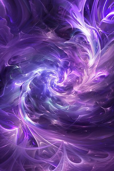 Galactic currents in purple by artefacti