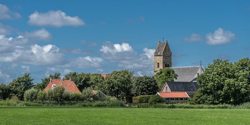 Blick auf die friesische Stadt Schraard im Südwesten der Provinz von Harrie Muis