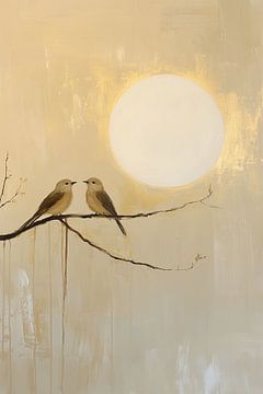 Birdie Love & the White Golden Sun van Bianca ter Riet