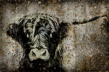 Portrait d'art d'un Highlander écossais sur KB Design & Photography (Karen Brouwer)