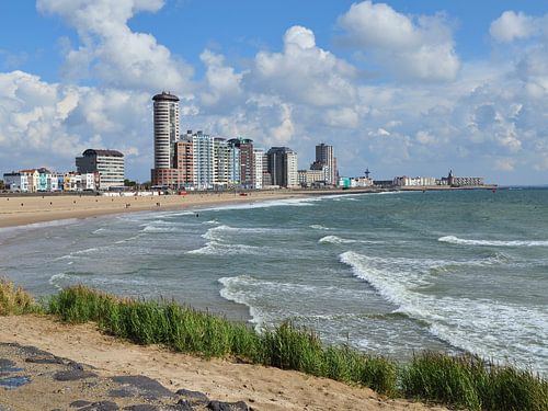 Panorama of the Vlissingen promenade by Zeeland op Foto