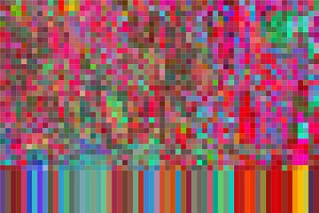 Mosaïque colorée I sur Marion Tenbergen