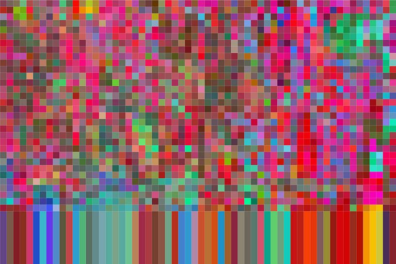 Mosaïque colorée I par Marion Tenbergen