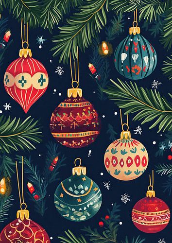 Weihnachtskugeln | Festliche Weihnachtsdekoration