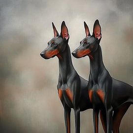 Dobermannpinscher von Lauri Creates