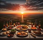 Still life eating at sunset by Gert-Jan Siesling thumbnail
