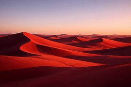 Sunfire Across the Desert Dunes by ButterflyPix