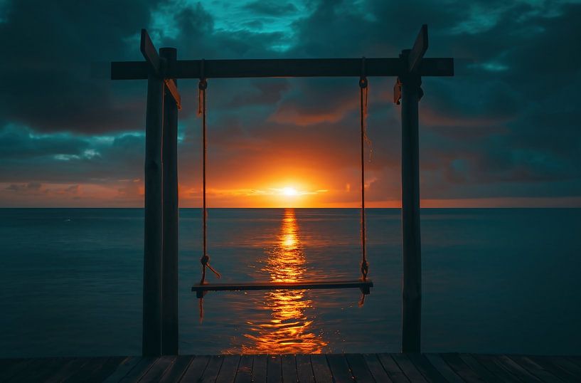 Esthetiek op het strand van fernlichtsicht