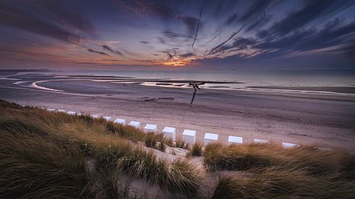 The beautiful scenery in Cadzand by the beach. by Robby's fotografie
