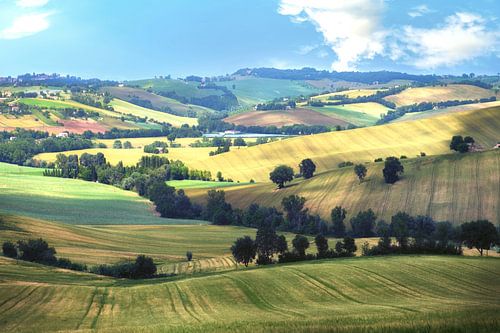 Les collines de la Toscane !