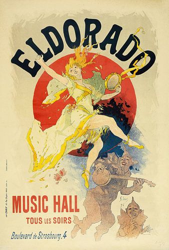 Jules Chéret – Eldorado, Music Hall (1894)